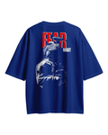Fear What-Oversized Unisex T-shirt(Blue)